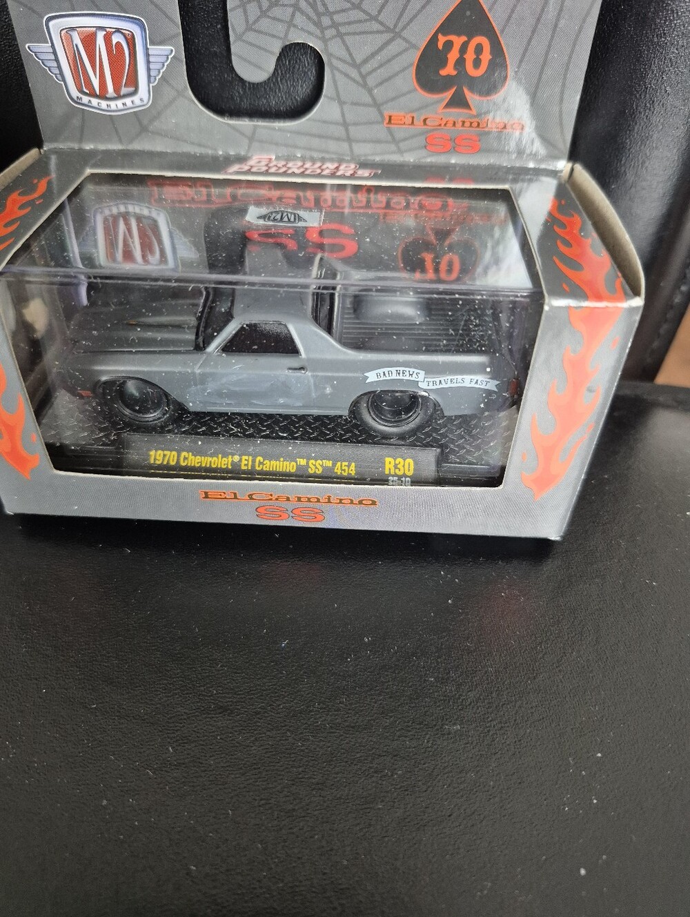 M2 Machines 1970 Chevrolet El Camino SS Die-Cast Toy Car - Gray